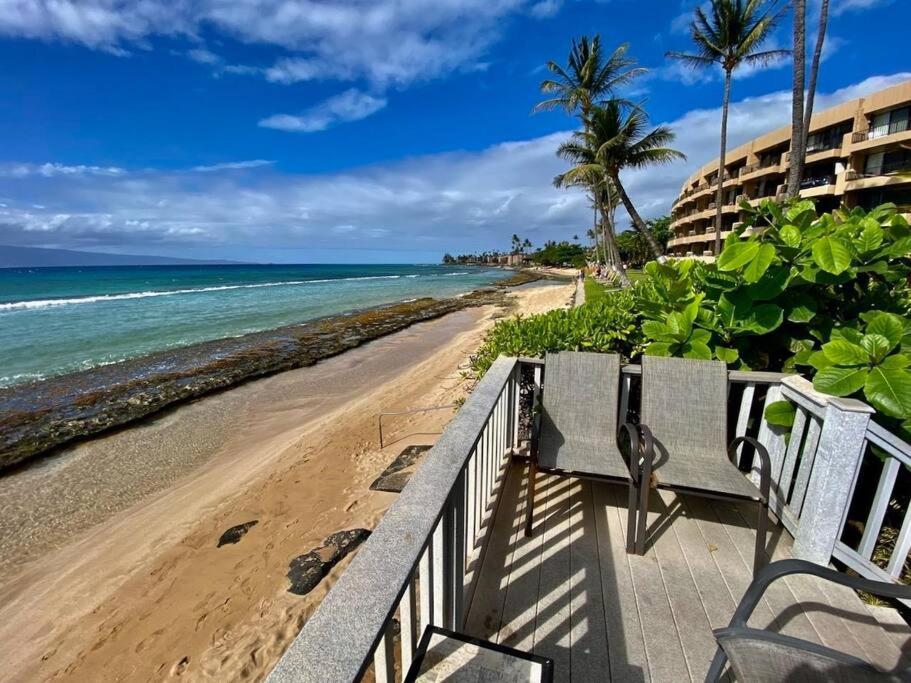 Oceanfront With Aircon-Hear The Waves-Amazing Views-Wifi Apartment Lahaina Exterior photo