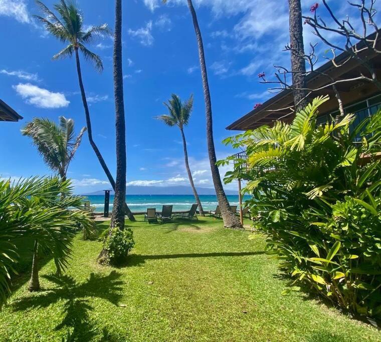 Oceanfront With Aircon-Hear The Waves-Amazing Views-Wifi Apartment Lahaina Exterior photo